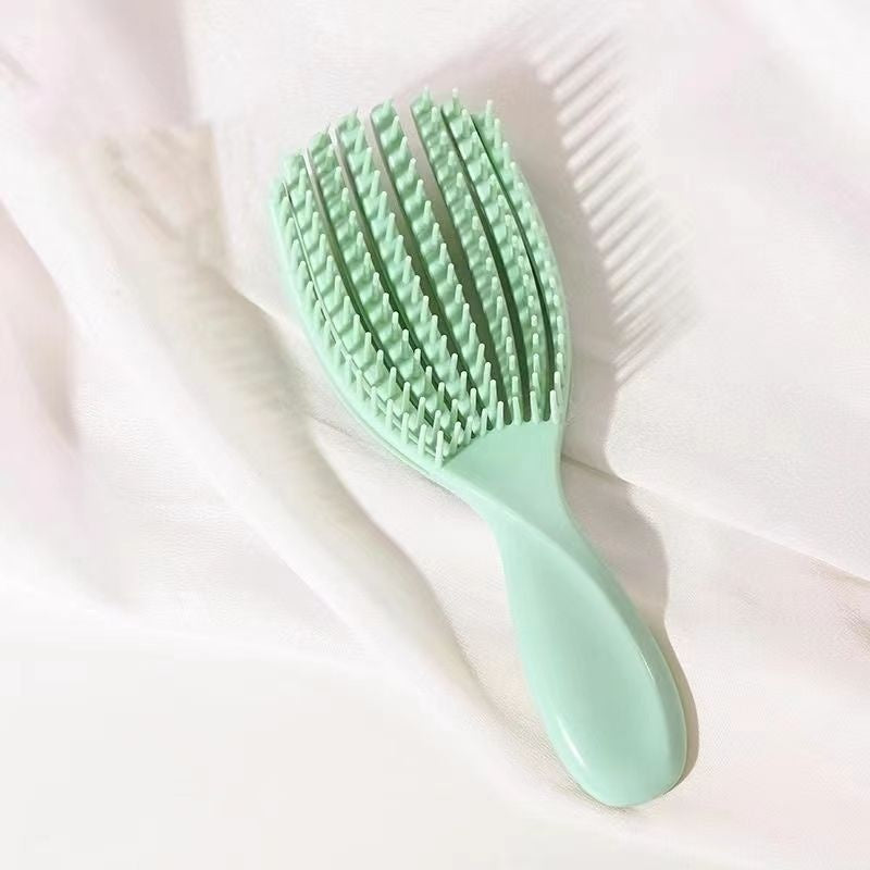 Ribs Big Curved Comb Shell Comb Multifunctional Massage Comb