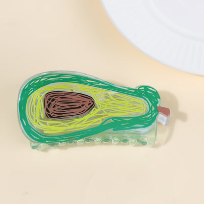 Portable Korean Creative Fruit Transparent Grip