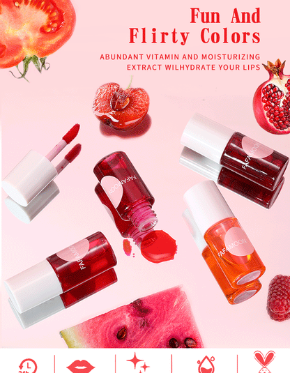 Cross-border Lipstick Water Lip Stain Lip Lacquer Long-lasting Moisturing Matte Rouge Cheek Dual-use