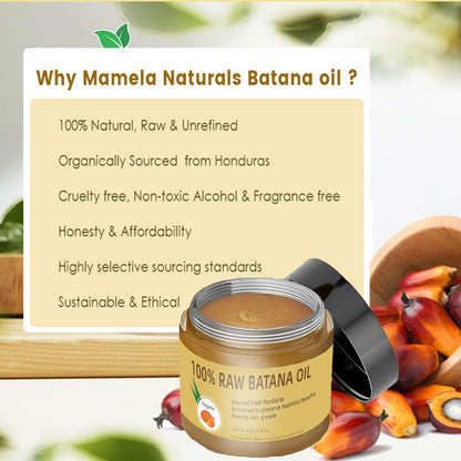 Batana-Öl-Haarmaske – Glättend, Feuchtigkeitsspendend und Pflegend