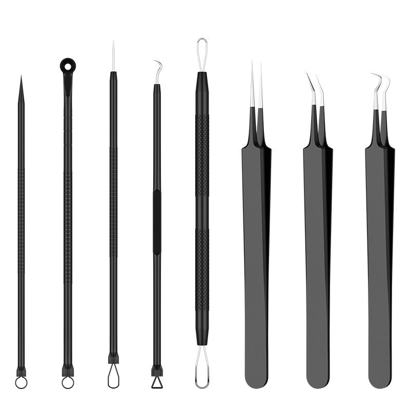 Black Beauty Salon Ultra Fine Tweezers Face Cell Clipper