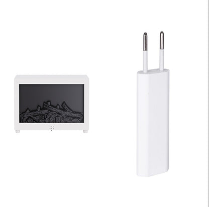 Neue Aromatherapie-Maschine mit Flammeneffekt: Farbiger Diffusor für ätherische Öle, Luftbefeuchter mit großem Nebelvolumen und 3D-Flammenkamin-Effekt.