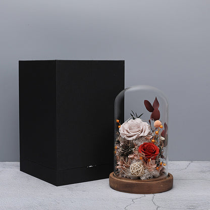 Geschenkbox mit Glasdeckel zum Selbermachen – Geburtstag, Tanabata, Valentinstag