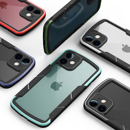 Stoßfeste, transparente Silikon-Handyhülle mit Rundumschutz und Linse