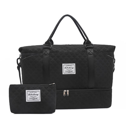 Women's Large-Capacity Travel Organizer Set Of Three Travel Duffel And Two Smaller Bags