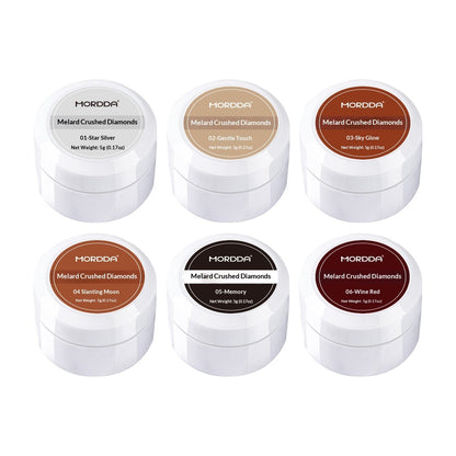 Auffälliges, reflektierendes Glitzer-Nagelgel im Nachtclub-Stil