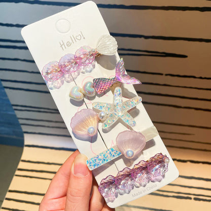 Children's Creative Starfish Shell Hairpin