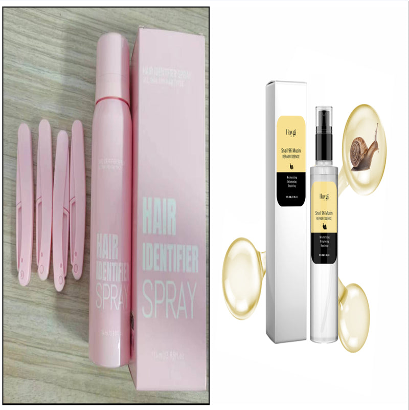 Haaridentifizierungsspray-Set für die Gesichtsrasur, feuchtigkeitsspendendes Dermaplaner-Spray für die Gesichtsrasur, Hautpflege