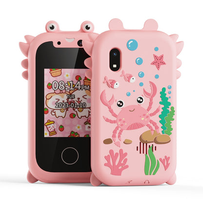 Neues Kinderhandy mit Dual-Kamera und Touchscreen für frühkindliche Bildung