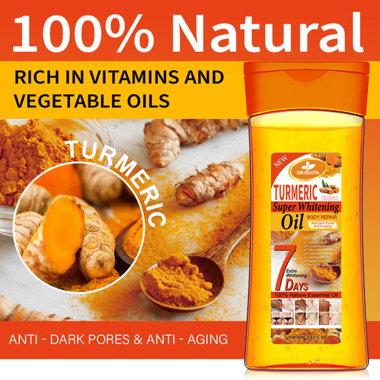 DR Turmeric Super Whitening Skin Repair Anti Dark Pores Body Oil