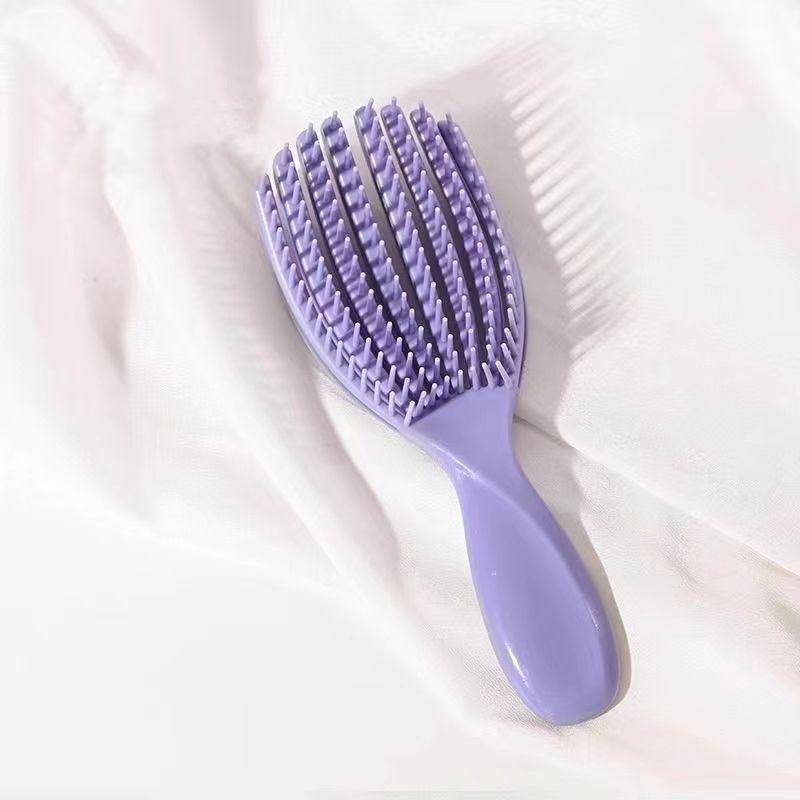 Ribs Big Curved Comb Shell Comb Multifunctional Massage Comb