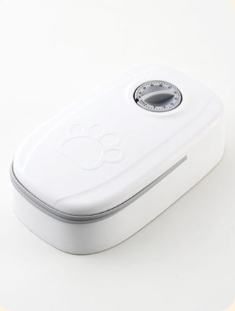 Automatischer Futterautomat für Haustiere, intelligenter Futterspender für Katzen und Hunde, Timer, Edelstahlnapf, automatische Fütterung von Hunden und Katzen, Haustierbedarf