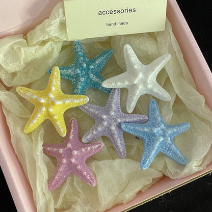 Ocean Wind Summer Simulation Shell Starfish Side Hairpin