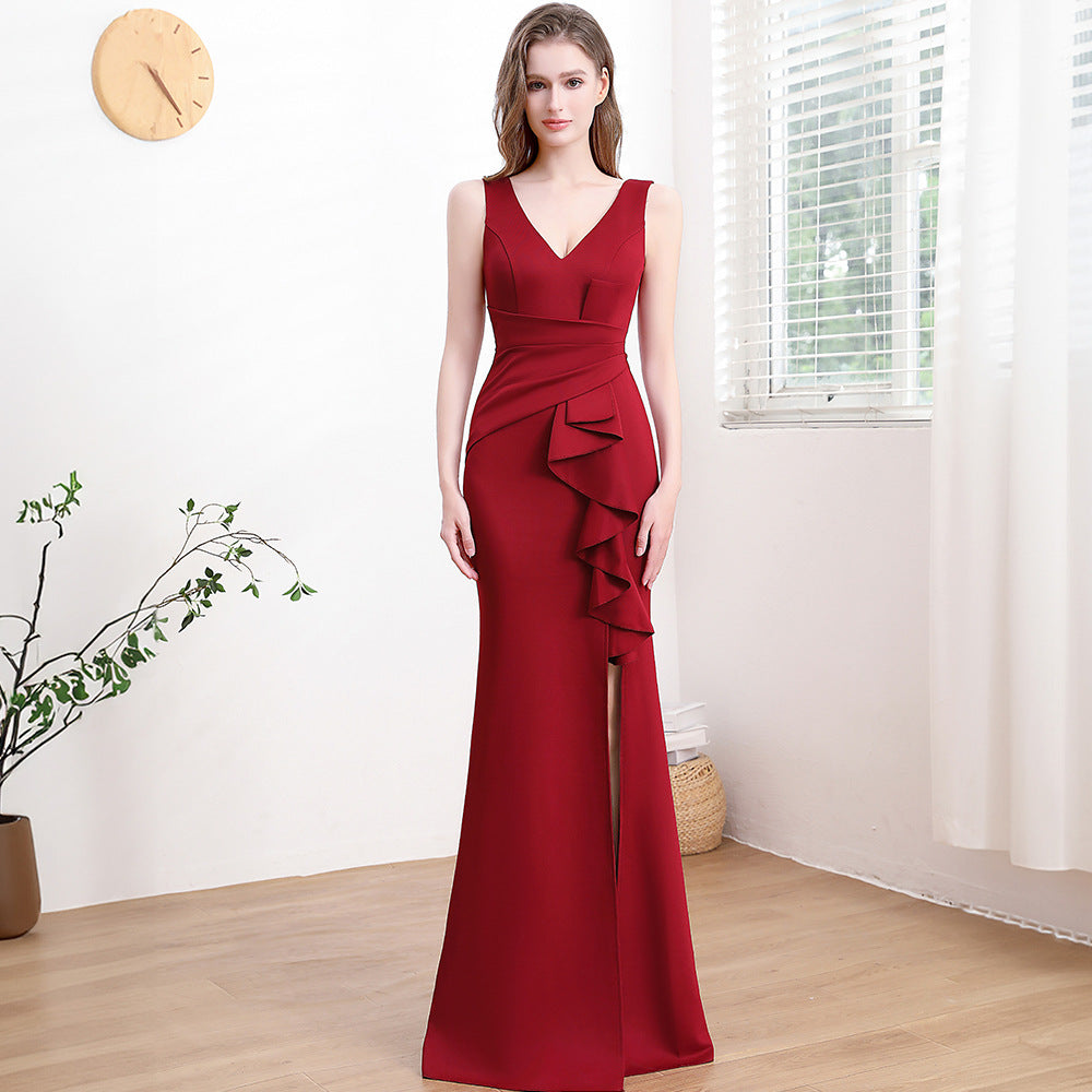 Abendkleid für Damen – hochwertig, elegant, schlicht und leicht – Luxus