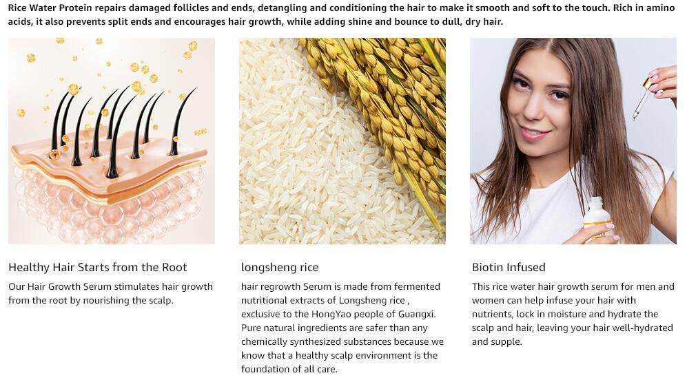 Reiswasser-Sheng-Jiang-Wang-Haarnährstofflösung gegen Haarausfall