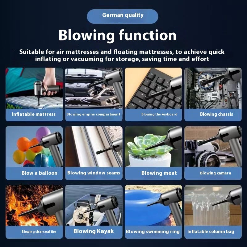 Tragbarer Autoreiniger mit Heimladefunktion
