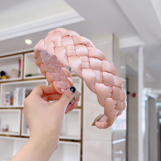 Women's Solid Color Fabric Craft Headband