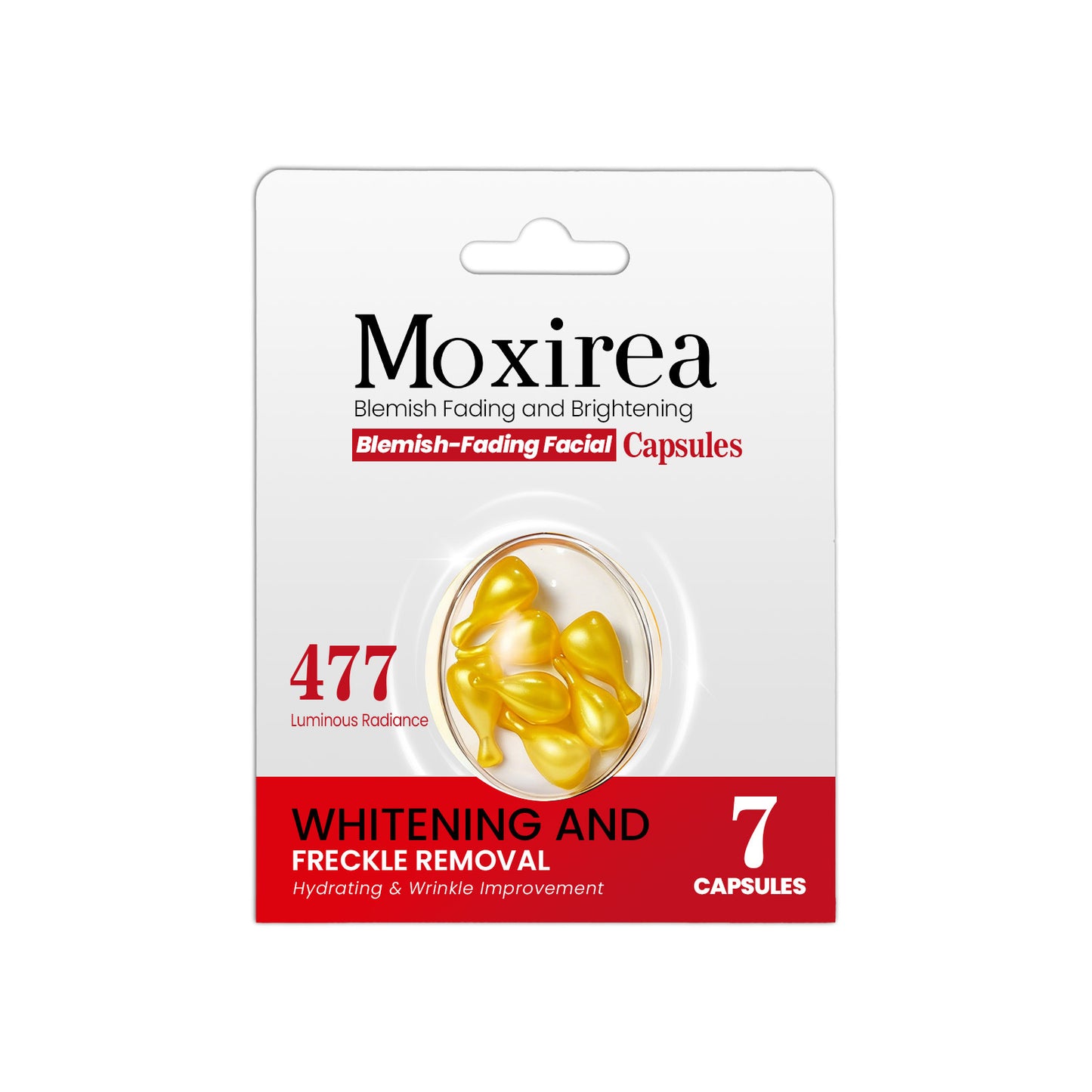 Aufhellende und feuchtigkeitsspendende Gesichtskapseln