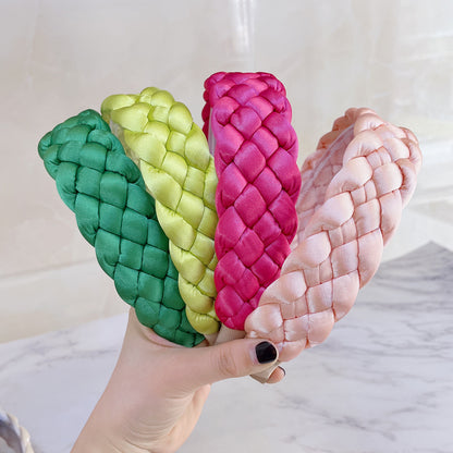 Women's Solid Color Fabric Craft Headband