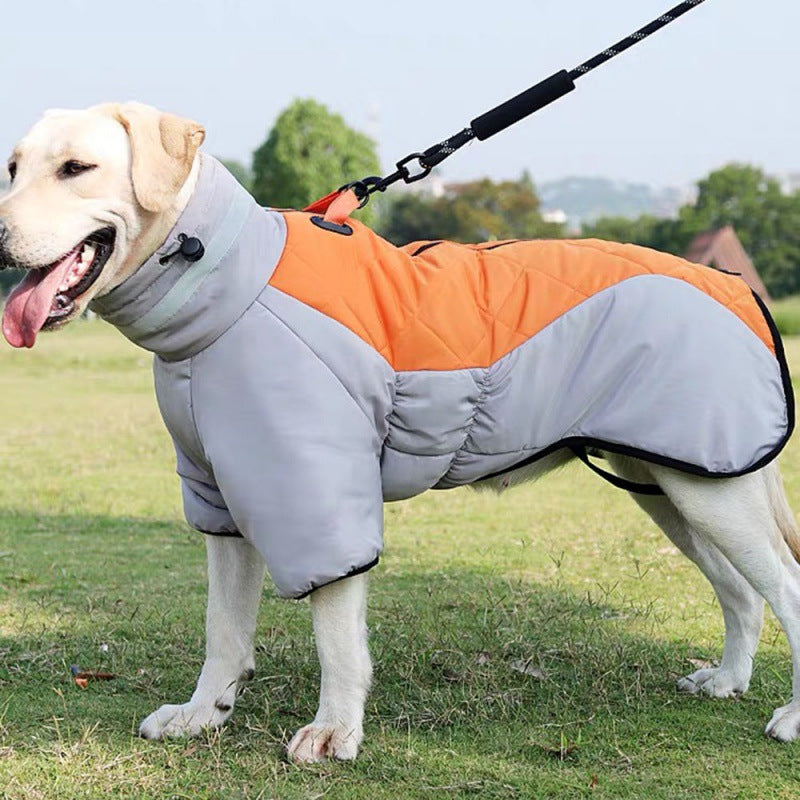 Neuer wasserdichter Winterhundemantel für mittelgroße und große Hunde, warme, dicke Hundeweste, maßgeschneiderte Labradorjacke