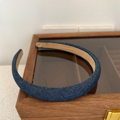 Retro-Stirnband aus Denimstoff für Damen mit Minderheitenmotiv
