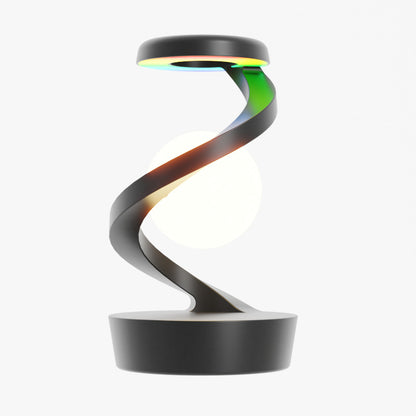 Drehbare Mond-Schreibtischlampe mit kabelloser Handy-Ladefunktion und Sensorsteuerung, dekorative Tischlampe, kleine Nachtlampe, Heimdekoration