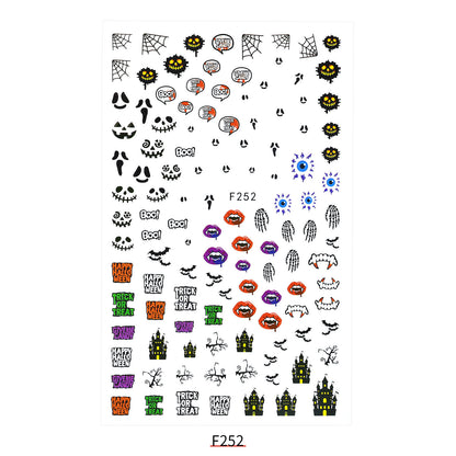 Neuer Nagelaufkleber Weihnachtsmann Aufkleber Riemen Klebstoff