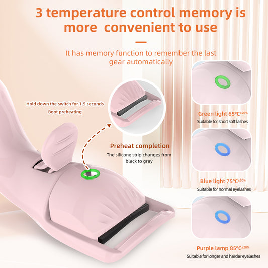 Elektrische, beheizte Wimpernzange 