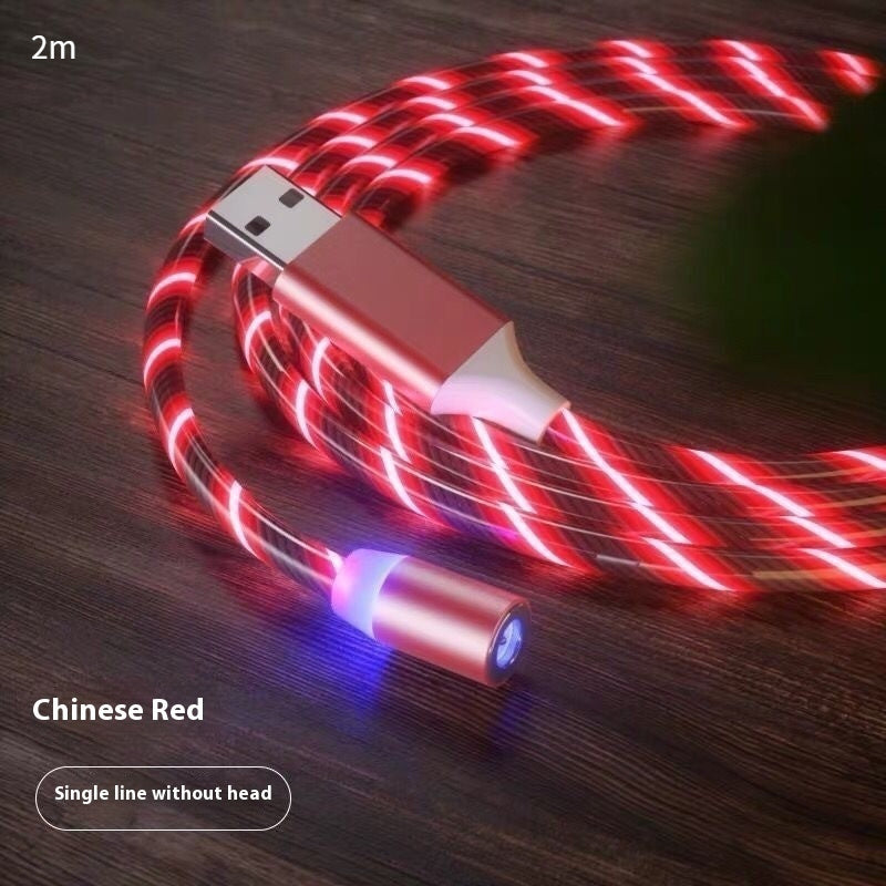 Magnetisches Ladekabel, Schnellladekabel, Beleuchtung, Micro-USB-Kabel, LED-Magnetladegerät, Typ-C-Kabel