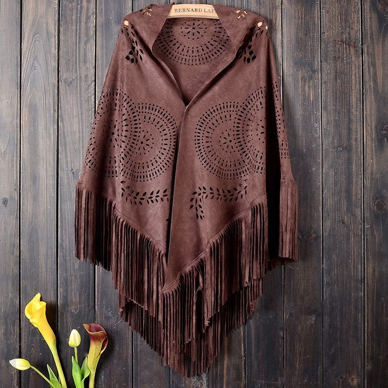 Schal Foulard für hohe Wickelschals Damen Stola Umhang Strick