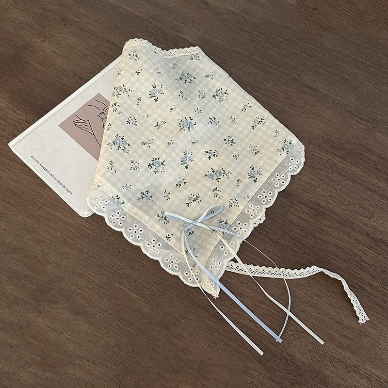 Female Sweet Dopamine Lace Hair Band Headcloth
