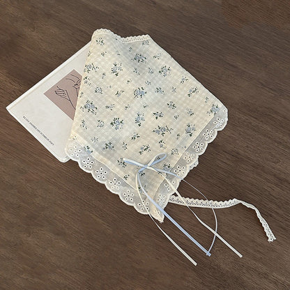 Female Sweet Dopamine Lace Hair Band Headcloth