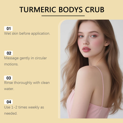 Kurkuma-Körperpeelingcreme