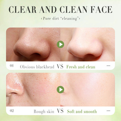 Gesichtsmaske mit Avocado-Schaum