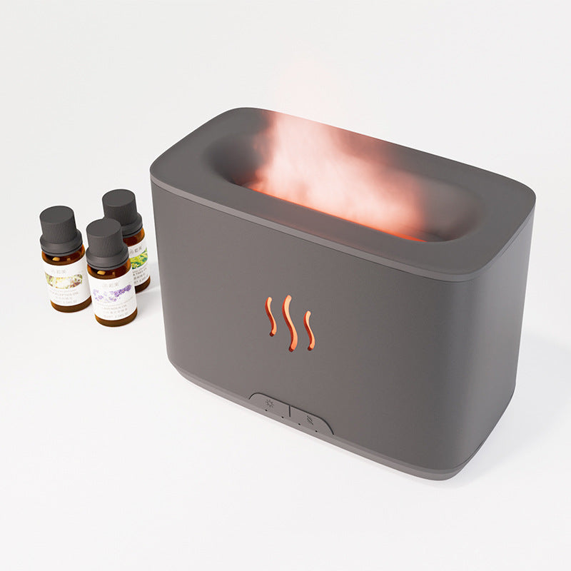 New Flame Aromatherapie-Luftbefeuchter für den Schreibtisch, großes Fassungsvermögen, Heimdekoration