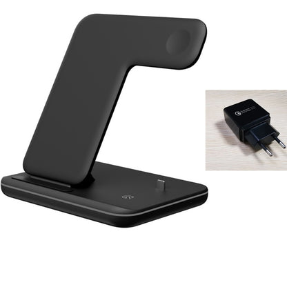 Kompatibles kabelloses Ladegerät für Mobiltelefone, Smartwatches und Kopfhörer – 3-in-1-Ladestation