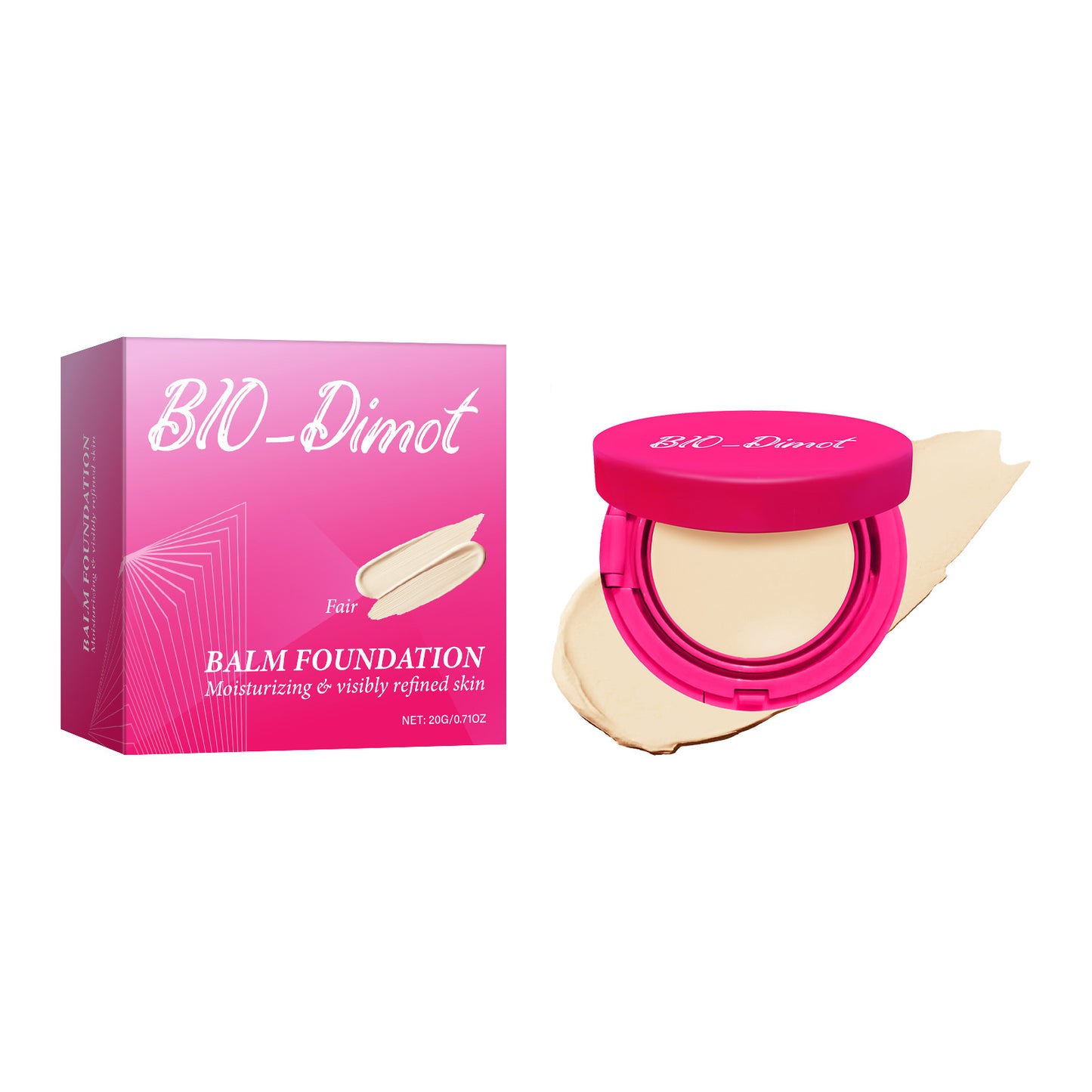 Foundation-Creme, leichte, feuchtigkeitsspendende, langanhaltende Nude-Make-up-Note