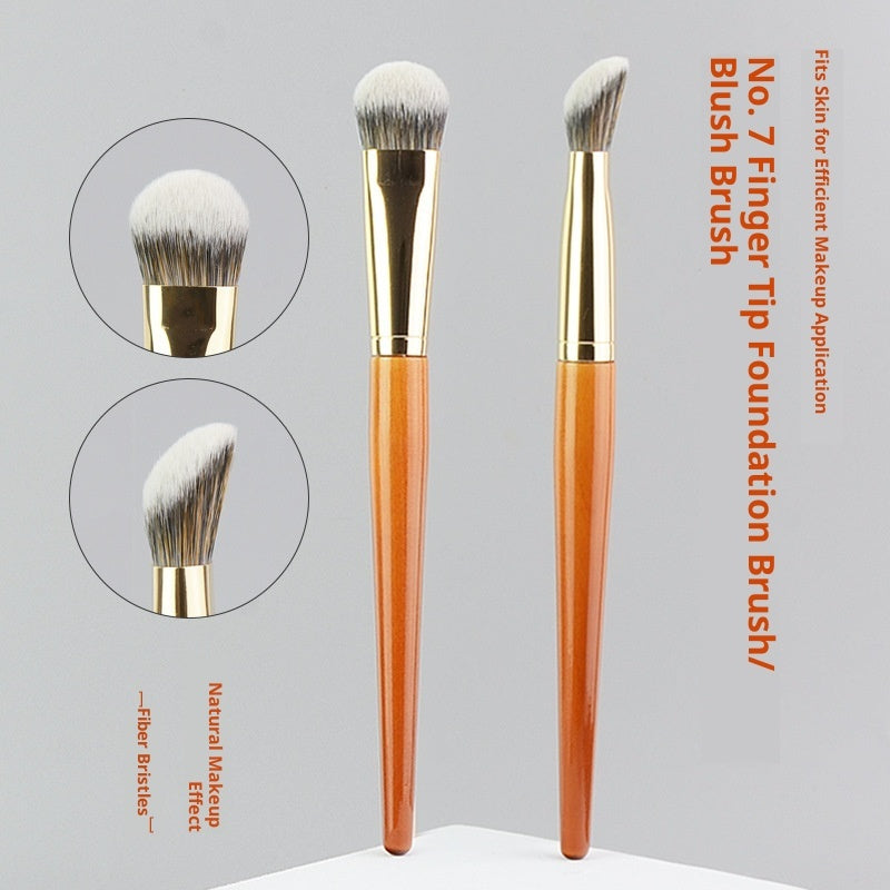 Herzförmiger Highlighter-Pinsel, zungenförmiger Rouge-Verblendpinsel, Make-up