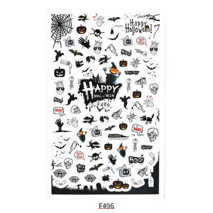 Neuer Nagelaufkleber Weihnachtsmann Aufkleber Riemen Klebstoff