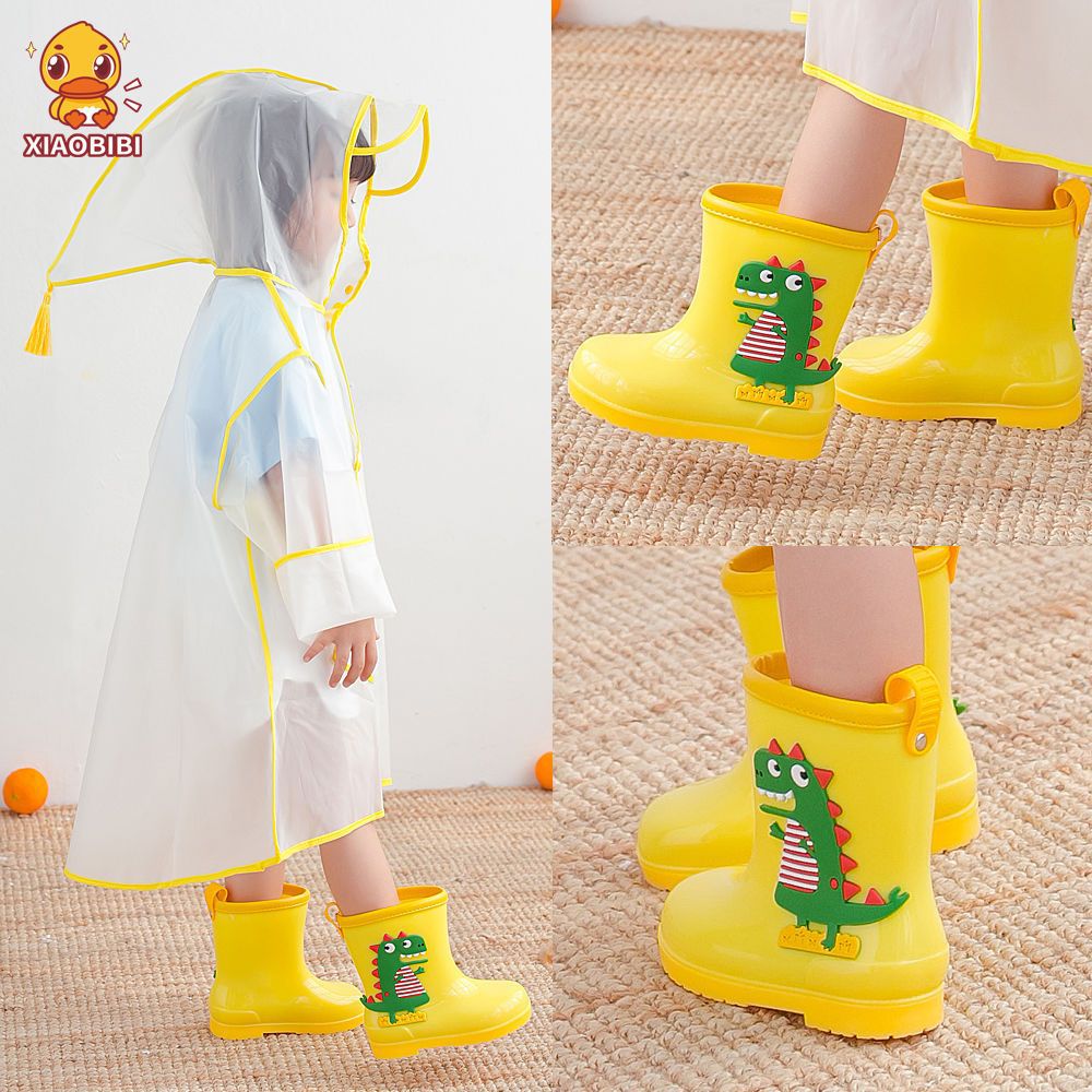 Children's Cute Cartoon Non-slip Low-top Rain Boots