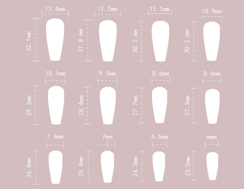 Personalisierter tragbarer Nagelsticker für Damenmode