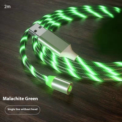 Magnetisches Ladekabel, Schnellladekabel, Beleuchtung, Micro-USB-Kabel, LED-Magnetladegerät, Typ-C-Kabel