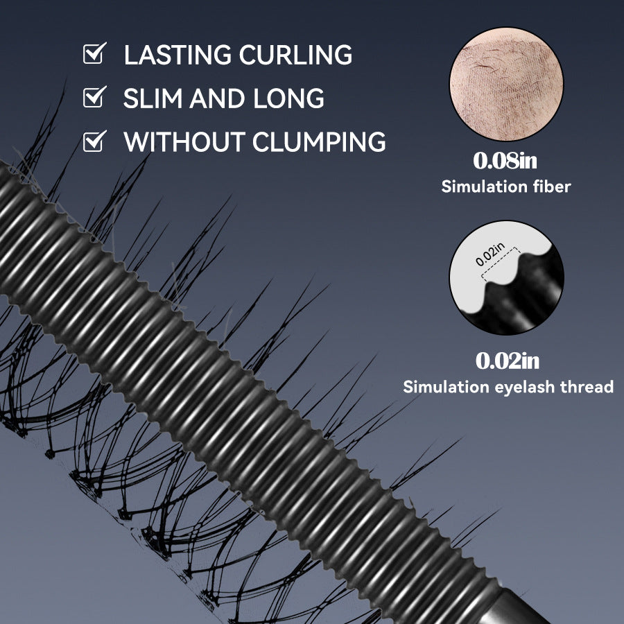 Wasserfeste, voluminöse, schwungvolle Mascara, die nicht verschmiert