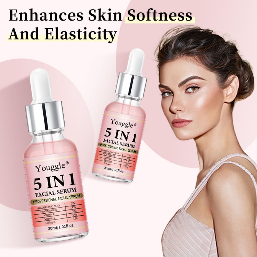 OEM/ODM Private Label 5-in-1 Gesichtsserum – Komplettlösung für eine strahlende Haut 