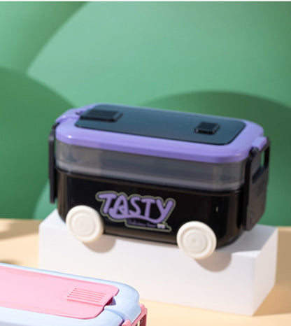 Lunch Box And Water Cup Set For Office Workers Microwaveable Bento Box