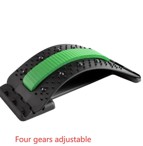 Rückenstrecker, verstellbar, Rückenknacker, Massagegerät für Taille, Nacken, Fitness, Lendenwirbelsäule und Halswirbelsäule, Schmerzlinderung