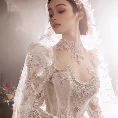 Schwerindustrie Europäischer Stil Königlicher Hof Prinzessin Großer Schwanz Weiblich