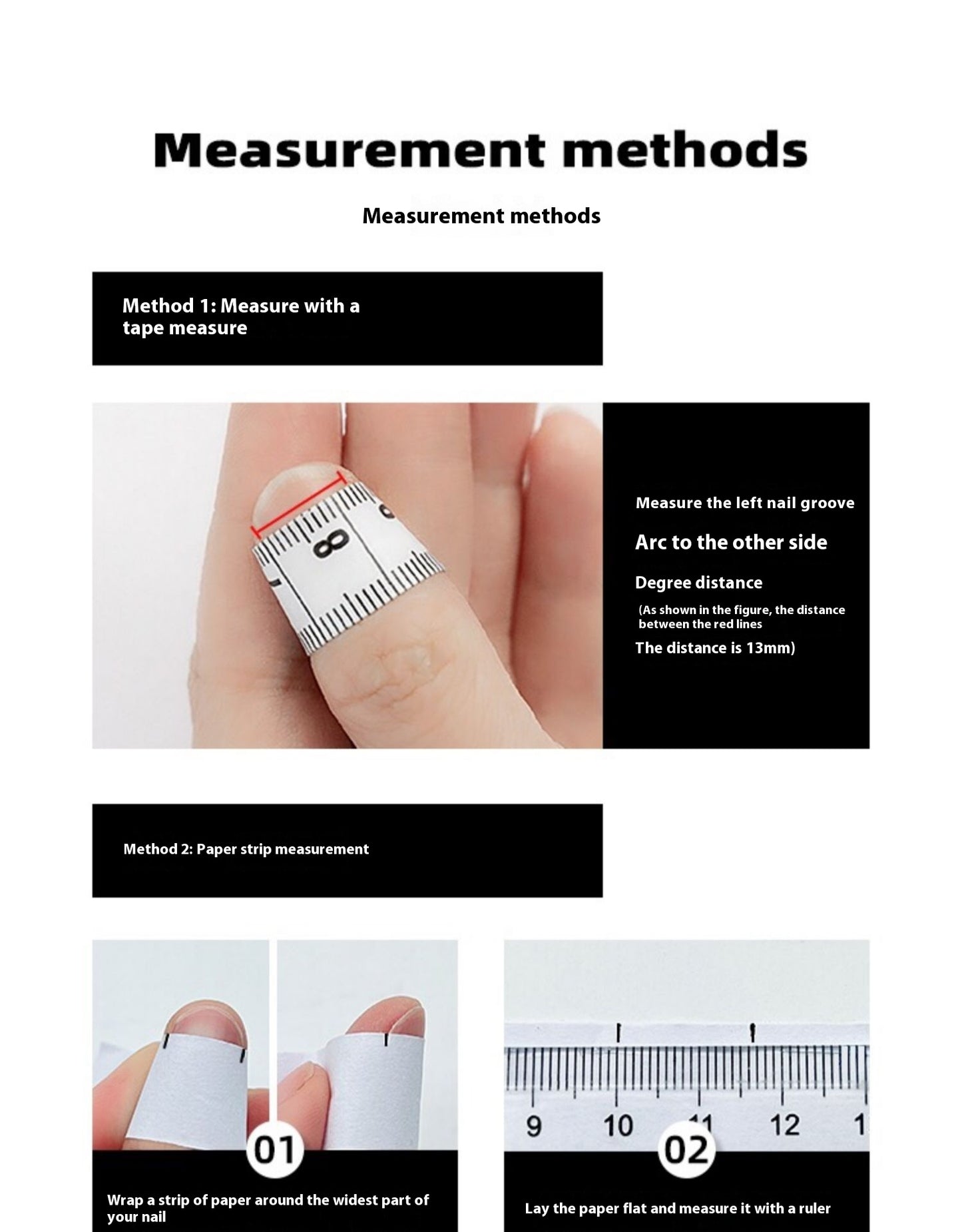 Elegante, handgefertigte Nagelverschönerung, individuell anpassbar, abnehmbar