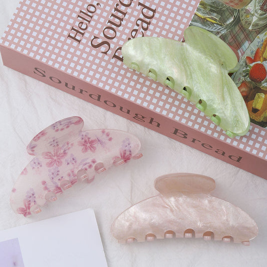 Haarspange „Sternenhimmel“ aus Acryl, mehrfarbig