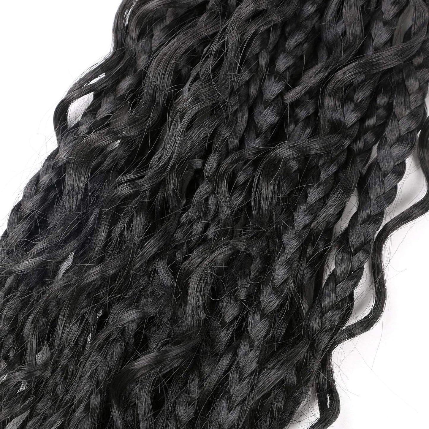 Synthetic Fiber Crochet Wig Braided Three-strand Braid